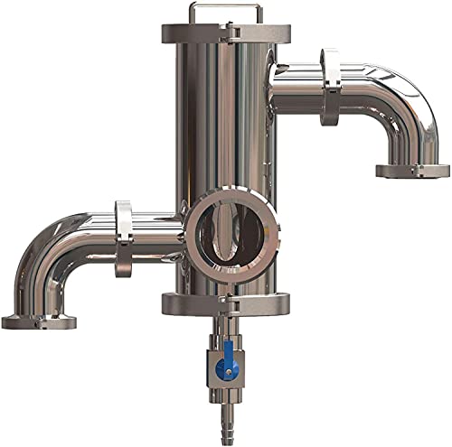 Yuewo Gin Basket For 5.8Gal/22Litres 304 Stainless Steel Alcohol Distiller Flute Column Still For Diy Whisky Wine Brandy Gin #TOP22