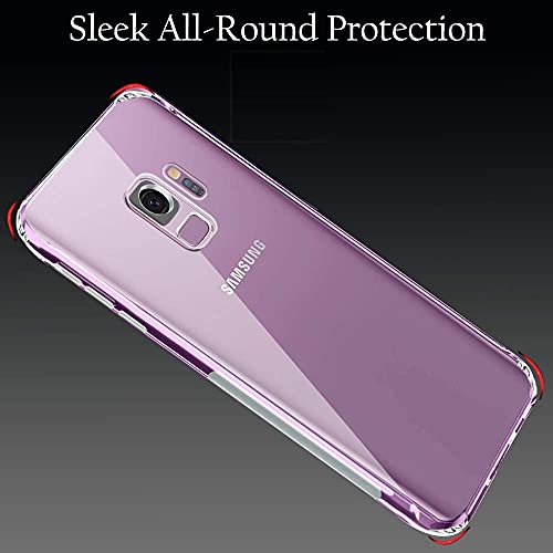 Image of Amazon Brand - Solimo Silicone, Thermoplastic Polyurethane Anti Dust Plug Mobile Cover Soft & Flexible Back Cover for Samsung Galaxy S9 (Clear)