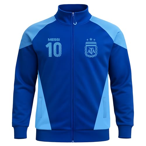 Image of Icon Sports Officially Licensed Argentine Football Association Lionel Messi Track Jacket - Unisex Kids
