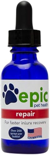 Epic Pet Health Repair - Suplemento de electrolitos para una recuperación más rápida de lesiones y enfermedades naturalmente fabricado en Estados