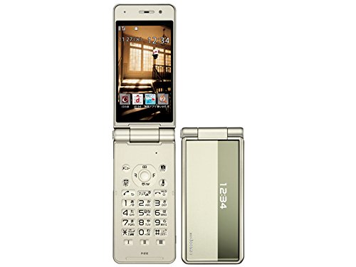docomo P-01E シャンパンゴールド 白ロム