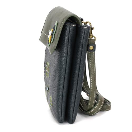 Image of CHALA RFID Criss Crossbody Cell Phone Purse - Women Faux Leather Xbody Handbag with Adjustable Strap | RFID