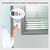 LoraTap Interruttore Tapparella ZigBee: Compatibile con Alexa, Controllo Vocale, Modulo di Comando Motori, Relè ZigBee 380W, Smart Life App - Timer Switch Persiane, Richiede LoraTap ZigBee Hub