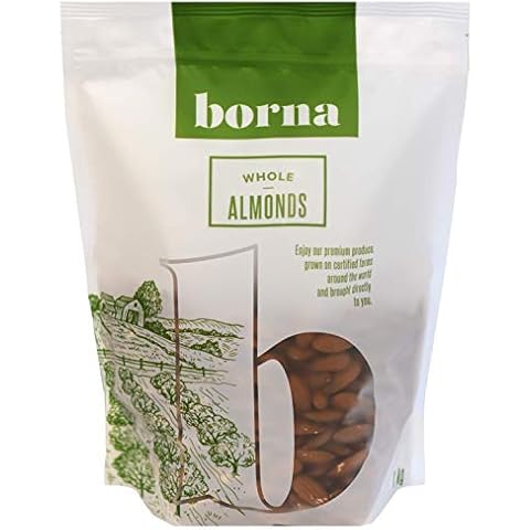 Borna Foods Whole Almonds, 1kg Cover