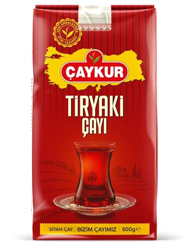 ÇAYKUR Tiryaki Türkischer Schwarzer Tee Kräftiger Aufguss Tiefrötliche Farbe & Vollmundiges Aroma Hochland-Teeblätter Loser Naturtee 500 g / 17 6 oz