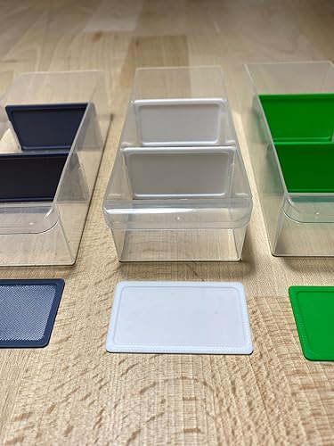 30 Stück Trennplättchen Trennwand passend für Stanley Kleinteilemagazin 1-93-980/981 (Weiß)