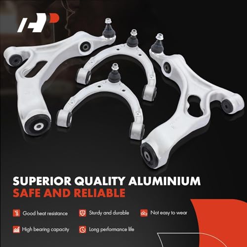 A-Premium Set of 6, Front Upper & Lower Control Arm, Sway Bar Link, Compatible with Porsche Cayenne 2011-2018, Volkswagen Touareg 2011-2017 - Image 4