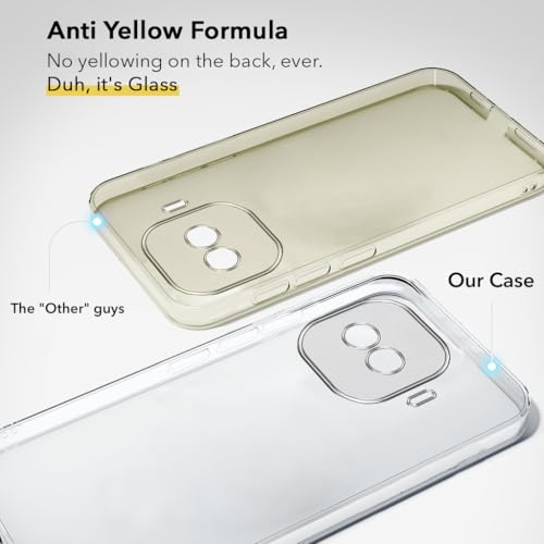 Image of Jkobi Shockproof Crystal-Clear Back Cover for Vivo iQOO 15R 5G (Magsafe Wireless Support | Drop & Camera Protection | Hard Polycarbonate)