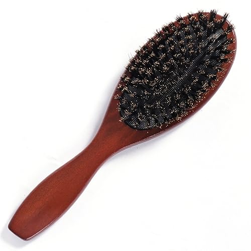 Spazzola Capelli Setole Cinghiale e Pettine Massaggio Antistatico