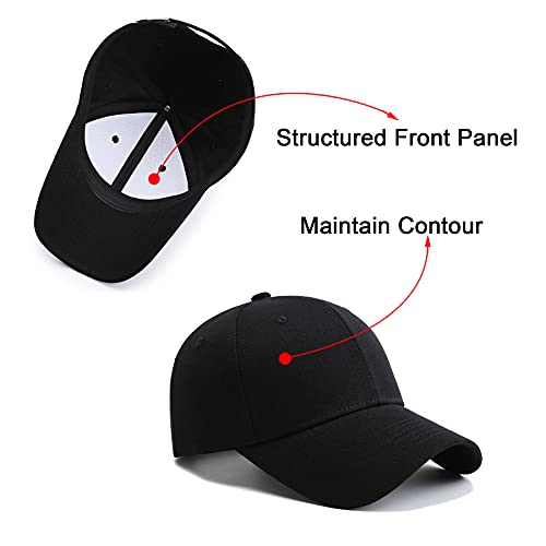 PFFY 2 Packs Baseball Cap Golf Dad Hat for Men and Women3