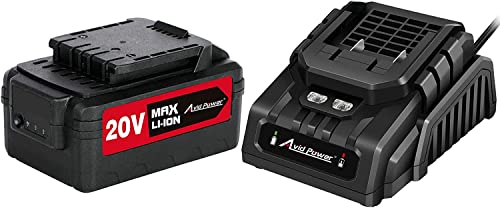 Avid Power 3.0Ah Battery And Fast Chatger Are Only Compatible With Avid Power 20V Cordless Impact Wrench Acis316-A And Aciw326-Blue #TOP8