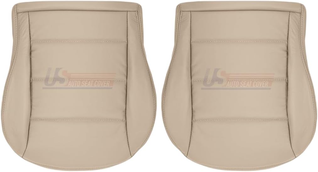 1999 to 2004 fits Volkswagen Jetta Driver & Passenger Bottoms Leather Cover Tan