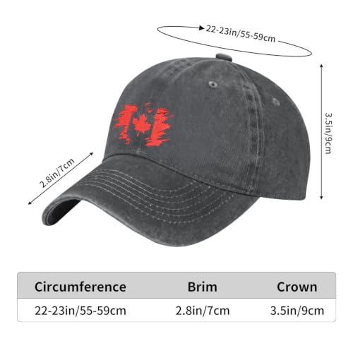 Image of Embroidered Baseball Cap for Women Men Vintage Adjustable Washed Distressed Denim Baseball Hat