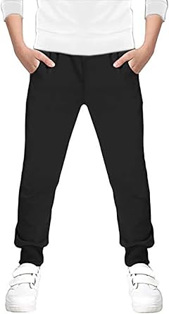 Welity Boys Cotton Jogger Pants, 4-12 Years