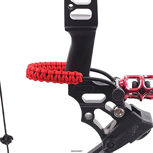 Archery Bow Wrist Sling, 550 Paracord Strap For Compound Bow & Recurve (Green) #TOP6