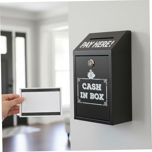 Boîte de dépôt de qualité supérieure avec serrure robuste en métal
