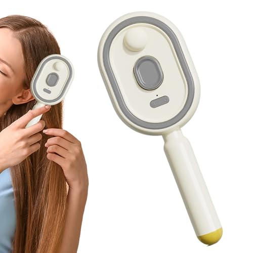 Cepillo para desenredar el cabello para mujer, cepillo de pelo húmedo, herramienta de cepillado por vibración, con luz roja, cojín de aire eléctrico, cepillo para el cabello, para mujeres y niñas