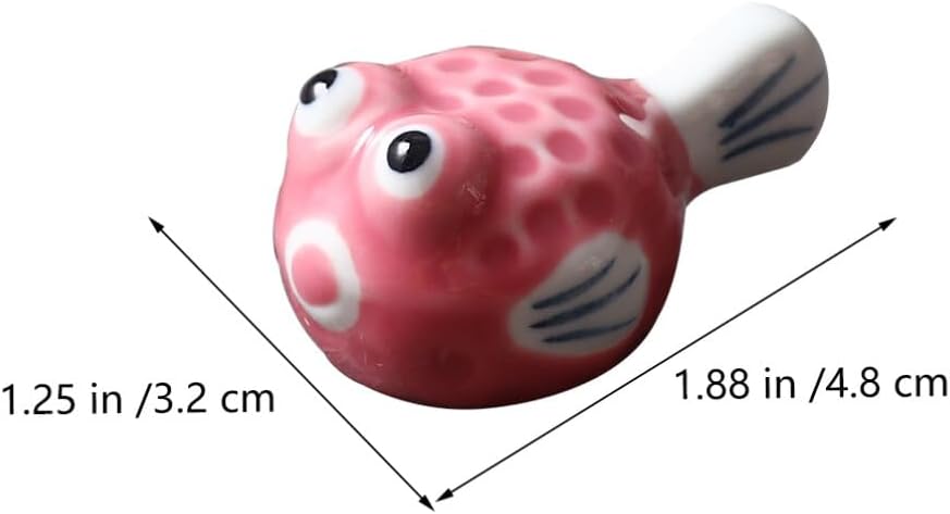 Hemoton 2pcs Chopstick Holders Cute Fish Design Japanese Style Rests for Dining Home Office Restaurants Easy to Clean and Attractive Tableware