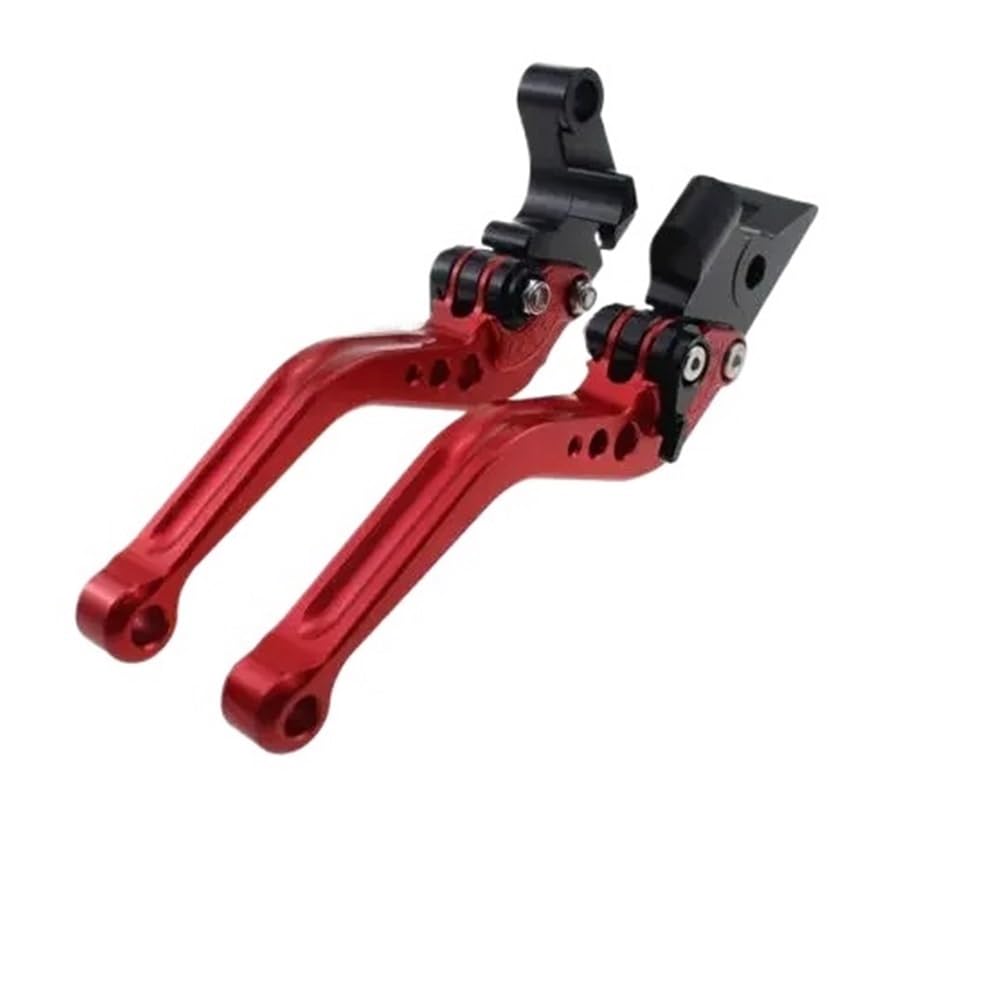 XGDsetSRG for Ka&wasaki Vulcan/S 650CC 2015-2022 CNC Adjustable Folding Brake Clutch Levers Motorcycle Accessories(Short Red)