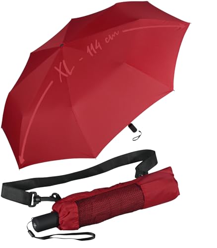 Paraguas de bolsillo XXL iX-brella para evitar mojarse los hombros