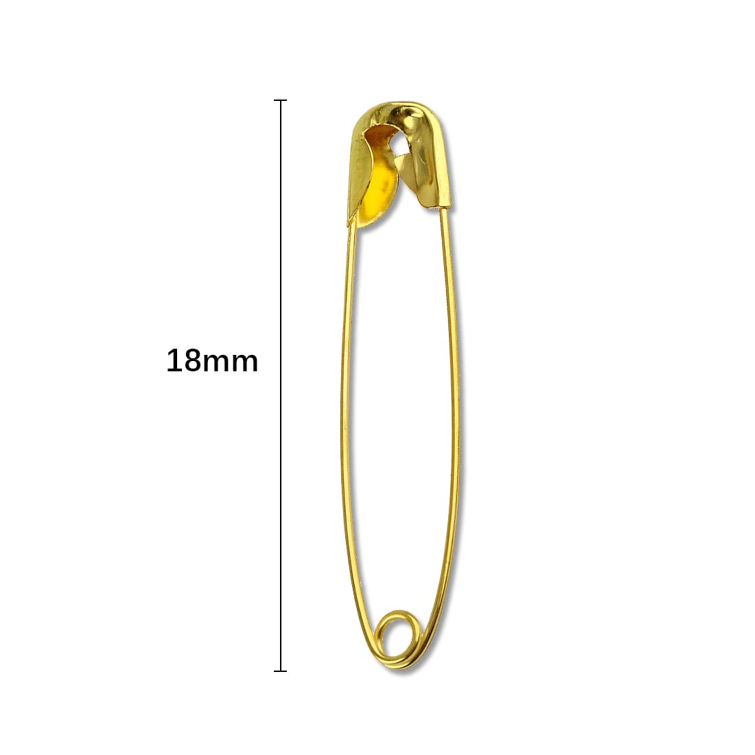 500 mini spille da balia, piccoli accessori per vestiti per borchie e chiusure (oro)