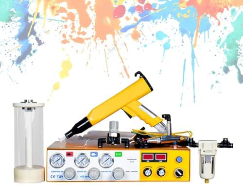 Powder Coating Gun, Electrostatic Output Powder Coating Kit with ...