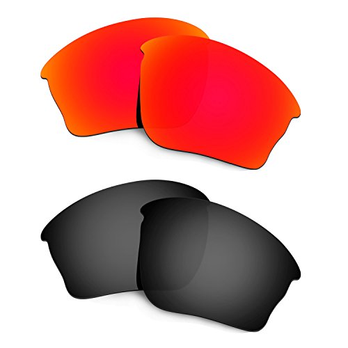 Lentes de repuesto Half Jacket XLJ polarizadas para gafas de sol deportivas rojas
