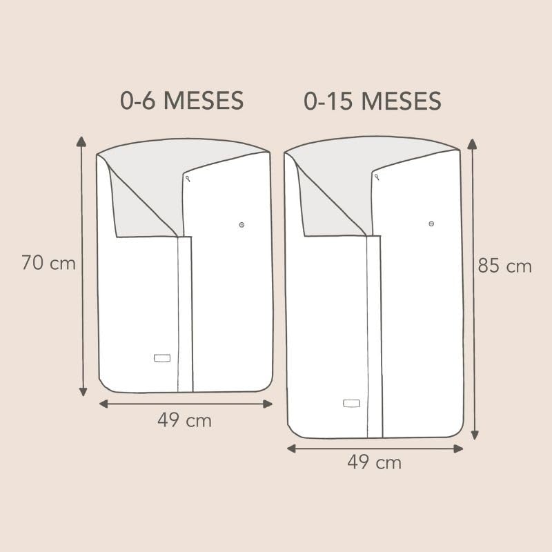 Borsa per navicella universale per bambino, calda e morbida, ideale per l'inverno e l'intrattenimento, compatibile - Jané - Inglesina -Bugaboo -Maxi Cosi (Africa, 0-6 mesi, inverno)