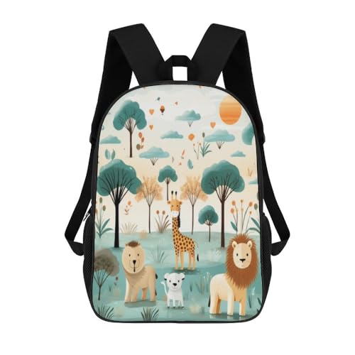 Sac à dos lion pour enfants idéal pour la maternelle et les sorties scolaires