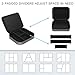FINPAC Electronic Organizer Bag, Portable Accessories Storage for Cable/Cord/Charger/USB/SD Card, Portfolio Tablet Sleeve Carrying Case for iPad Air 13