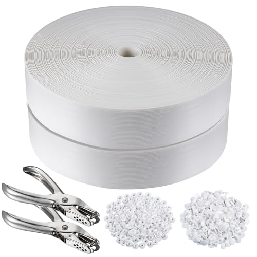 Chain Link Fence Privacy Strip Privacy Fence 492 ft. Fence Privacy Strip (Includes 400 Clasps + 2 Hole Punch) WhiteSuitable for Decks patios grates Wire mesh and More.