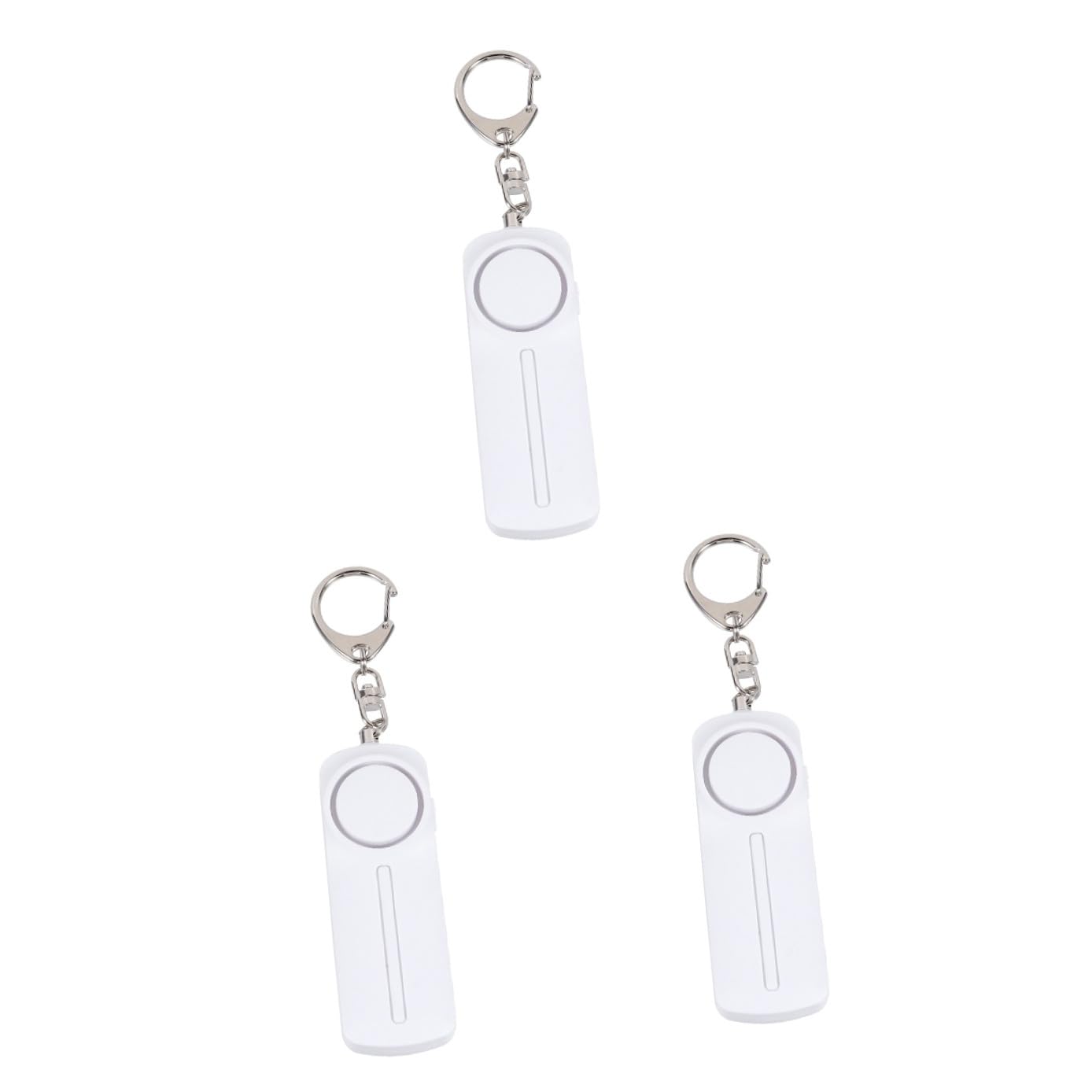 OSALADI 3piezas Alarma Personal De Seguridad con Luz Led para Mujeres Dispositivo De Emergencia Portátil para Situaciones Críticas para Correr Pasear Perros y Actividades Al Aire