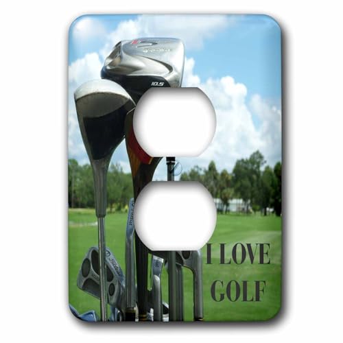 Cache prise de courant avec loisir Golf plaque murale decorative chambre - 2