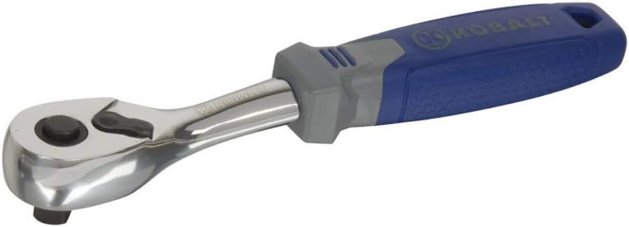 Kobalt 337326 3/8-Inch Drive 72-Tooth Quick-Release Ratchet with Comfort Grip