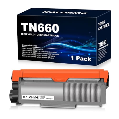 Toner TN660 noir pour imprimer vos dossiers de télétravail sur DCP-L2540DW et HL-L2380DW