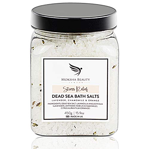 Moksha Beauty Sales de Baño Relajantes 450g Aceite Esencial de Lavenda Cover