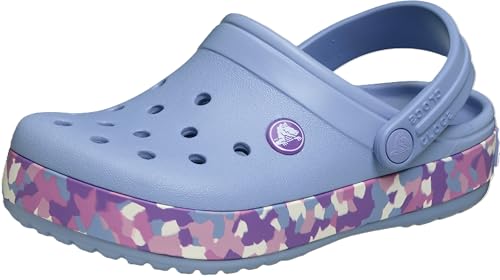Crocs Crocband Zueco, Blue Haze/Multi, 3 UK, Blue Haze Multi, 34/35 EU