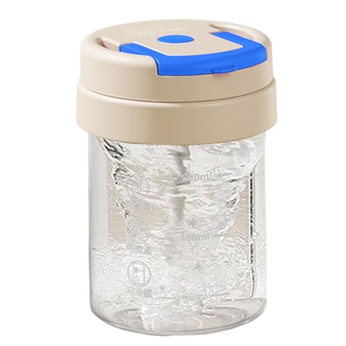 Générique Mugue Self-Mixer, bicchiere miscelatore automatico 300ml con coperchio, borraccia agitatore impermeabile miscelatore automatico ad alta velocità per cucina casa fitness