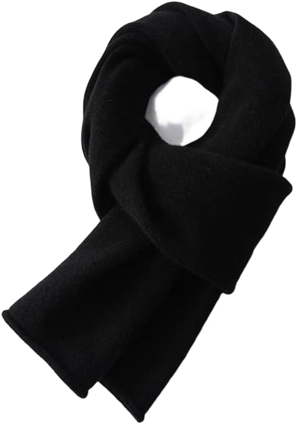 REHJJDFD Women's Wool Knit Scarf Soft Warm Solid Winter Wrap For Cold Weather