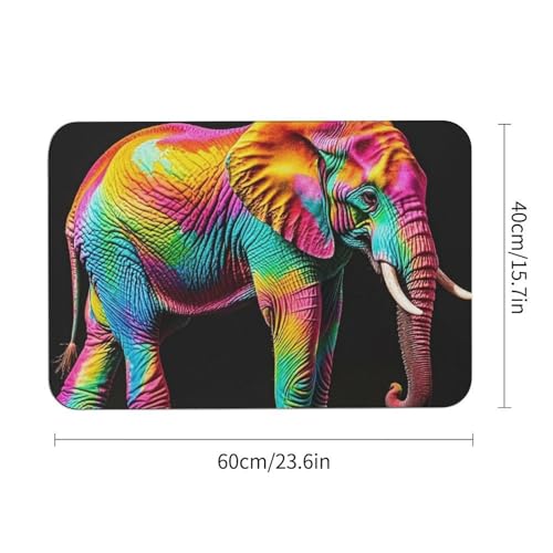 Tapis de bain diatomées absorbant séchage rapide éléphant