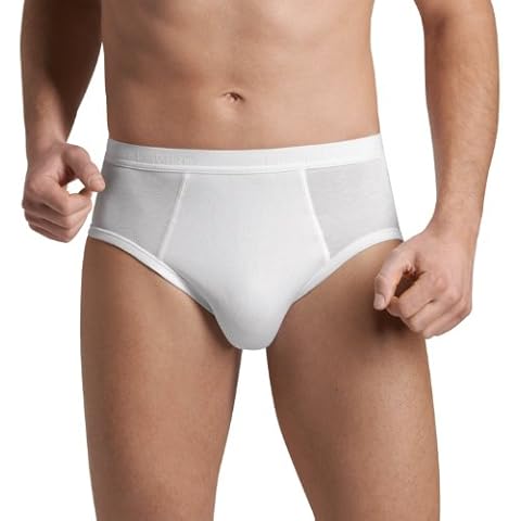 HANRO Men's Pure Briefs in White Cover