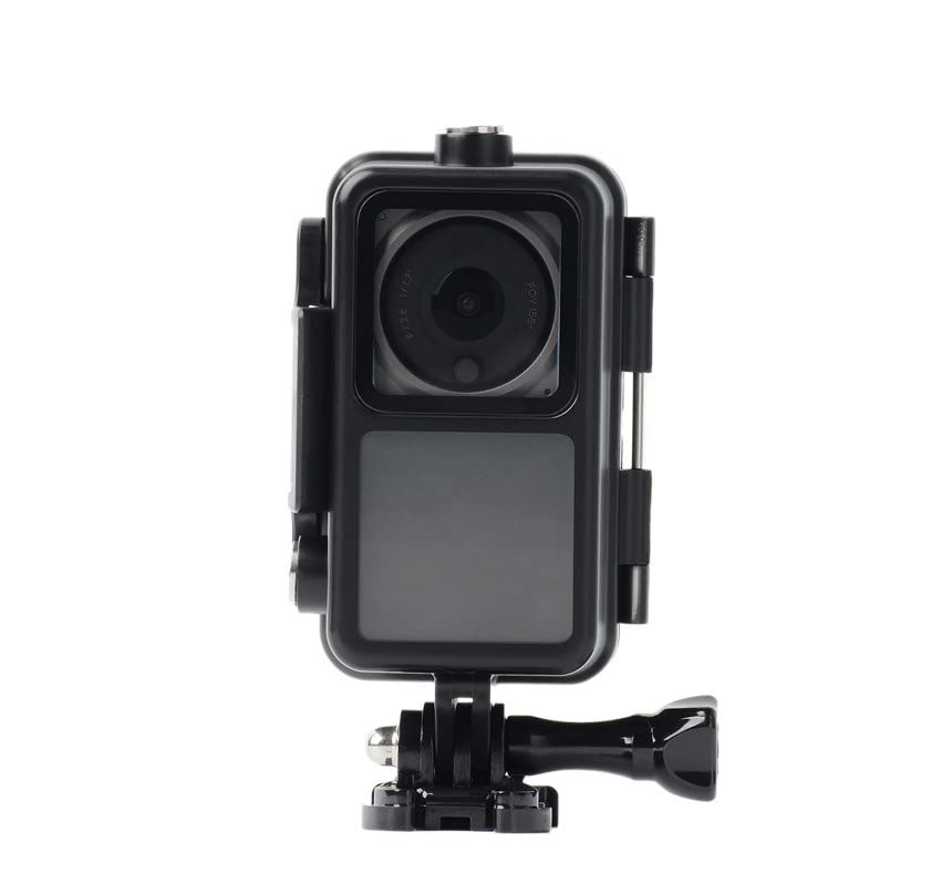 JLANDA Unterwassergehäuse Für DJI Action 2 - 60m Wasserdicht Tauchschale Dual Screen Set