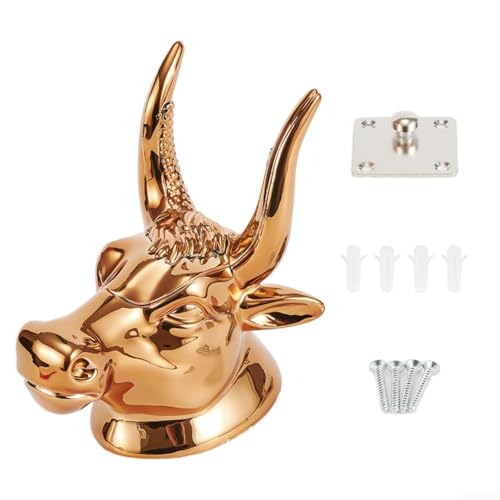 Bull Head Support mural pour guitare ukulélé et basse ABS solide et durable - Les Beatles, Paul McCartney, John Lennon, RIngo Starr, George Harrison Bull Head Support mural pour guitare ukulélé et basse ABS solide et durable