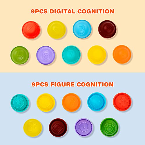 Tohibee Suction Cup Spinner Toys, Strong Suction Cup Bath Toys, Spinning Dimple Fidget Toy, Sensory Toys For Toddlers 1-3, Birthday For 1-3 Year Old Girl Boy #TOP5