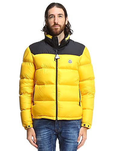 MONCLER フルジップ フード付き ジャケット イエロー・ブラック MONCLER フルジップ フード付き ジャケット イエロー・ブラック
