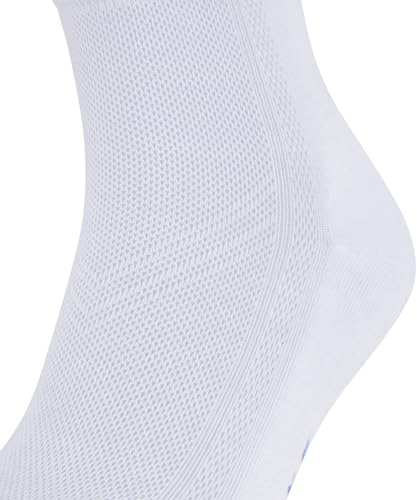 FALKE Unisex Cool Kick Short Socks, White (White 2000), 6.5-8.54