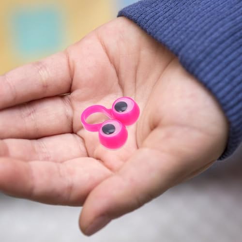 Alipis Augen Finger Groß Erwachsene Auge Fingerpuppen Ringauge Monsterfinger Augenpuppe Fingerspielzeug Pädagogisches Intelligentes Fingerspielzeug (Zufällige) Finger Augen Kinder Blau Gross