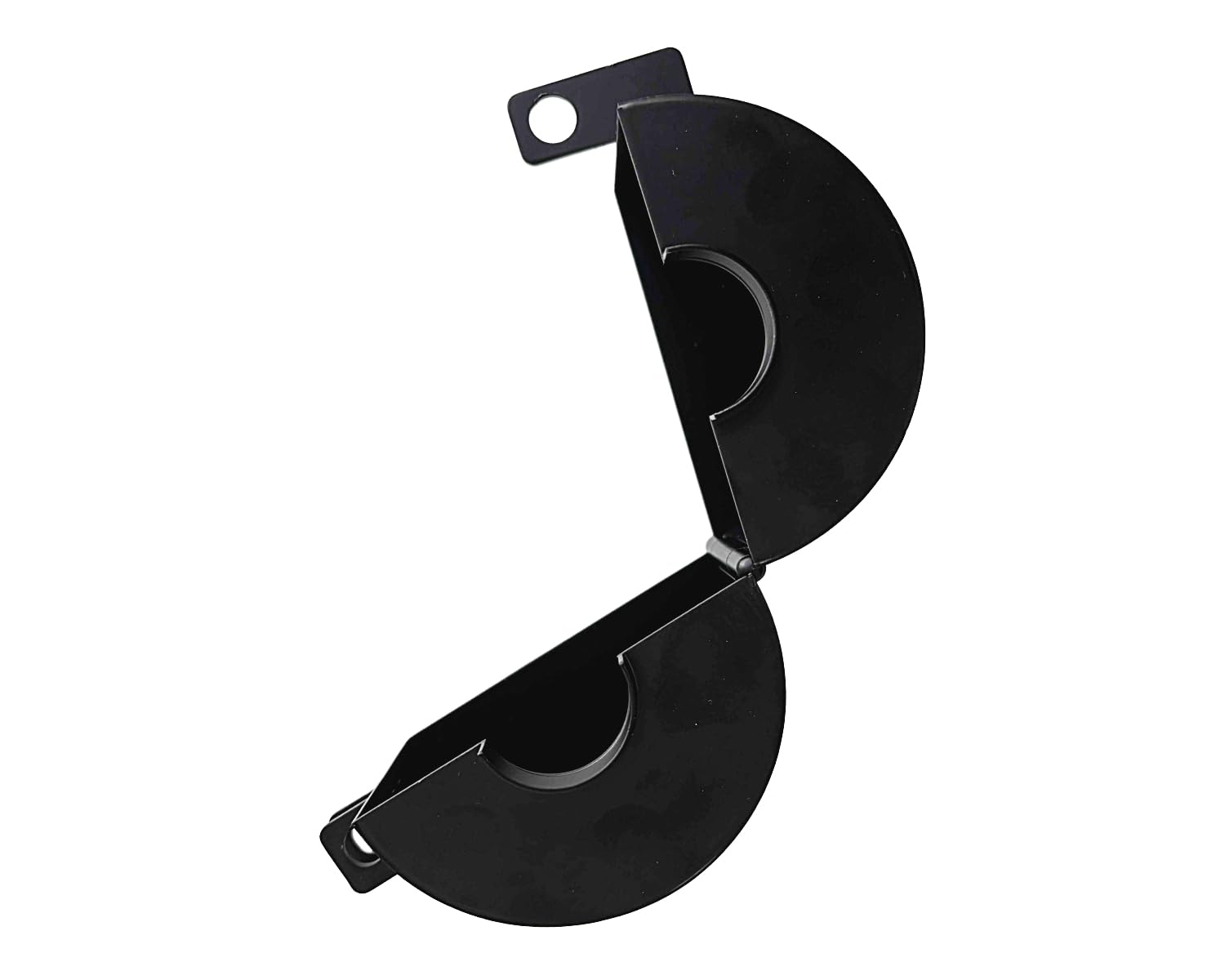 Gascem Door Knob Lockout Device (Matt Black, Padlock Not Included). Door Handle Lock - Prevents Doorknobs from Turning and Access to Keyhole. Childproof Door Knob Cover.