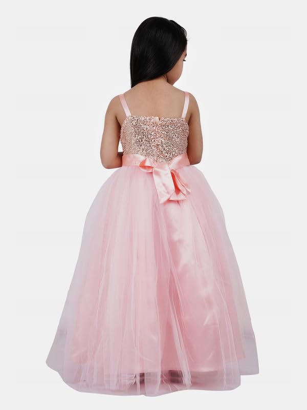 Image of Girl's Synthetic A-Line Maxi Dress
