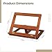 Tressify Portable Reading Book Stand, 11.7 X 9.3 in Wooden Holder, Adjustable and Foldable Design, for Students